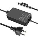65W Power Adapter Charger for Microsoft Surface Pro X Pro 7 Pro 6 Pro 5 Pro 4 Pro 3 with Wall Plug and 6ft Power Cord