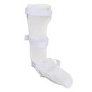 Ankle Support Brace, Foot Drop Orthosis Ankle Correction Brace Plastic Reduces Weight for Hospital for Home(Left Foot, L)
