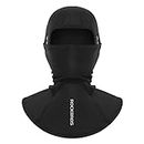 ROCKBROS Balaclava Neck Warmer Windproof Face Cover with Glasses Holes Head Warmer Breathable Headgear Fits Under Helmet Designed for Autumn and Winter with Liner Ski Mask for Outdoor Sports Unisex