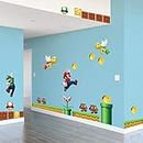 Super Mario Sticker Kids Room Dormitorio Decoración Etiqueta de la Pared