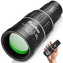 16X52 Monocular Telescope, High Power Prism Compact Monoculars for Adults Kids HD Monocular Scope for Bird Watching Camping Hiking Concert Travelling