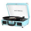 Victrola Journey 3-Speed Bluetooth Suitcase Record Player VSC-550BT-TQ Turquoise