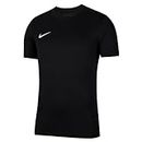 Nike M Nk Dry Park Vii Jsy Ss - Camiseta De Manga Corta Hombre, Negro (Black/White), XL, Unidad