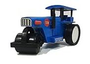 NPRC Road Roller Miniature Automobile Toy (Pull Back Action) (Blue)