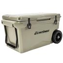 EchoSmile 75 Quarts Wheeled Ice Chest Cooler in White | 18.31 H x 34.45 W x 18.5 D in | Wayfair TER-LCL075WBRW