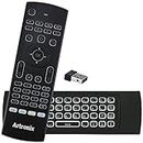 【 Newest Version Backlight 】 ARTRONIX Air Mouse Keyboard Remote, Remote Control Fly Air Remote Mouse MX3 pro Compatible for Android SmarTV Box PC IPTV (Pack of 1)