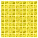 BlackDreams 25mm Percent Off Stickers Clearance Discount Self Adhesive Labels for Retail Store Clearance, 1 Inch Pricemarker Tag Stickers - Square, Yellow - 15% Off