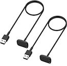 Charger for Fitbit Charge 5 & Fitbit Luxe Fitness Trackers, Replacement USB Charging Cable Cord for Fitbit Charge 5 and Fitbit Luxe [2-Pack, 1m/3.3ft] (2)