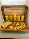 Organic Handmade Finished Beeswax Candles OAK CANDLES