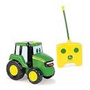 Spielzeugtraktor John Deere "Johnny Traktor" in grün, ferngesteuerter Kindertrecker aus Kunststoff, ab 18 Monate, zum Spielen und Sammeln, Kinder Autos, für Drinnen und Draußen, Spielzeug für Jungen