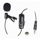 Canon VIXIA HF R700 Camcorder External Microphone Vidpro XM-L Wired Lavalier microphone - 20 Audio Cable - Transducer type Electret Condenser