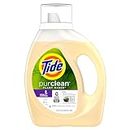 Tide Purclean Liquid Laundry Detergent, 75% Plant-Based, Honey Lavender Scent, 63 fl oz, 48 loads
