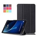 Galaxy Tab A6 10.1 Custodia - Flip Cover in PU Pelle Smart Case Protezione Stand Custodia per Samsung Galaxy Tab A 10,1'' Pollice (2016) SM-T580N / SM-T585N Tablet (Nero)