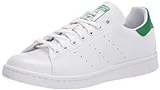 adidas Originals Men's Stan Smith Sneaker, White/White/Green, 12