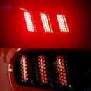 Car Rear Taillight Bulb Cover Honeycomb Sticker Exterior Lamp Decal Accessories,