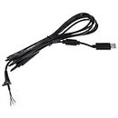 TCOS TECH Replacement USB Cable for Xbox 360 PC Wired Controller - Black Color