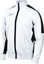 Nike Herren M Nk Df Acd23 Trk Jkt Knit Soccer Track Jacket, White/Black/Black, XXL EU