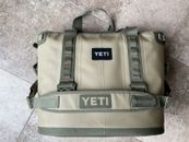YETI Hopper 30 Bag Tan Green Orange  Used for ATV picnics.