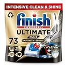 Finish Ultimate Plus Infinity Shine Dishwasher Tablets Bulk, Fresh , 73 Dishwasher Tabs , For Unbeatable* Clean & Diamond Shine