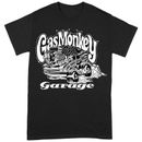 Gas Monkey Garage Muscle Car Black Autorisé T-shirt Hommes