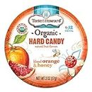 Torie and Howard Organic Hard Candy Tin, Blood Orange and Honey, 2 Ounce
