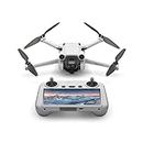 DJI Mini 3 Pro (DJI RC), Lightweight Foldable Camera Drone with 4K/60fps Video, 48MP, 34 Min Flight Time, Less than 249 g, Front, Rear, Downward Obstacle Avoidance, Return to Home, for Beginners