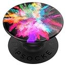 PopSockets: Phone Grip with Expanding Kickstand, Pop Socket for Phone - Color Burst Gloss
