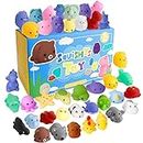 SEKEAHU Mochi Squishy Toys, 40 PCS Cute Kawaii Squishies Animals, Easter Basket Stuffers Toys Gifts & Loot Bag Fillers for Kids Teens Adults Boys Girls for Christmas Party Favors 4-8 8-12