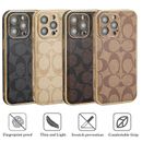 For iPhone 15 14 13 12 11 Fashion Luxury Hard Case Lightweight Shockproof  Cover