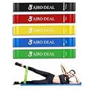 AJRO DEAL Exercise Resistance Bands, Loop Band, Thera Bands for Men & Women, (Multicolor)