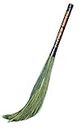 CHAND SURAJ® Black Metallica Hand Made Eco Friendly & Natural Grass Broom for Home Cleaning with Long Handle (Black)