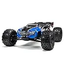 ARRMA 1/8 KRATON 6S V5 4WD BLX Speed Monster RC Truck with Spektrum Firma RTR (Transmitter and Receiver Included, Batteries and Charger Required), Blue, ARA8608V5T2