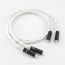 Hifi audio RCA plug Audio Cable Liton silver plated dual filter ring fever audio signal cable RCA to