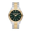 Michael Kors Stainless Steel Analog Green Dial Men Watch-Mk9149, Multi-Color Band