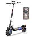 iScooter Electric Scooters Adult, iX3 Peak 1OOO Electric Scooter 10” Off-road Pneumatic Tubeless Tires with 4 Shock Absorbers, E Scooter Up to 40KM, 3 Speed Modes, LCD Display, Dual Braking System