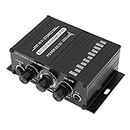 ePathChina Power Amplifier Audio Karaoke Home Theater Amplifier 2 Channel Class D Amplifier USB/SD AUX Input, Power Cable Included
