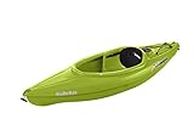 Sun Dolphin Aruba 8 SS Sit in Kayak, 1 Person Fishing Kayak for Adults, Lightweight & Easy to Carry Recreational Kayak with 1 Paddle, Carries Weight Up to 260 lbs (Yellow-8ft)