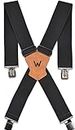 2Inch Elastic Mens suspenders, Heavy Duty suspenders for men, Work suspenders for men, Suspenders for men w/clips, Suspenders for men heavy duty, Mens suspenders for trousers,Mens suspenders for jeans