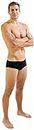 FINIS Aqua Short Solid Black 28 Swim Briefs, One Size Men's