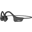 Guudsoud knochenschall kopfhörer Bluetooth 5.0,Open Ear kopfhörer kabellos,wasserdichte Schweißfeste Sportkopfhörer für Fitness, joggen, lauf，Radfahren
