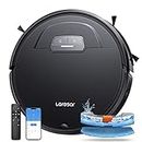 Laresar Robot Vacuums and Mop Combo, MAX 4500Pa Suction, Evol 3 Robotic Vacuum Cleaner with Auto Carpet Boost, Self-Charging, App&Remote&Voice Control, Super-Slim, Ideal for Pet Hair and Carpets