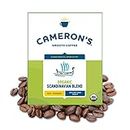 Cameron's Coffee Organic Scandinavian Blend Whole Bean Coffee, Medium-Dark Roast, 100% Arabica, Bulk, 4-Pound Bag, (Pack of 1)