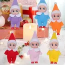 Bunte Weihnachts baby Elfen puppe-Weihnachten Baby Junge & Mädchen kleine Elfen puppen Weihnachts