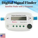 Digital Satellite Signal Finder - Dish DirectTV Network Buzzer Meter Compass FTA