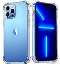Migeec Coque pour iPhone 13 Pro Max Transparente Case Protection Anti-Rayures Antichoc Robuste Etui - Claire