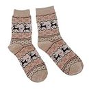 MYADDICTION Wool Blend Cozy Crew Socks Causal Winter Christmas Ankle Socks Beige Clothing Shoes & Accessories | Womens Clothing | Hosiery & Socks | Socks