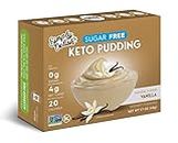 Simply Delish Sugar-Free Pudding Mix and Pie Filling - Vanilla Flavor - 48 gr - Vegan, Gluten Free, Non-GMO, Lactose Free, Halal - Keto Friendly Pudding - Made With Natural Ingredients