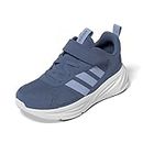 adidas Ozelle Running Lifestyle Elastic Lace with Top Strap Shoes Sneakers, Crew Blue/Blue Dawn/FTWR White, 34 EU