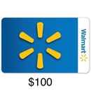Tarjeta de regalo Walmart de $100, nueva, sin abrir, sin rayar - envío gratuito