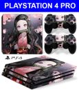 PS4 PRO Anime Decal Sticker Skin for Console Wrap Vinyl + Controller